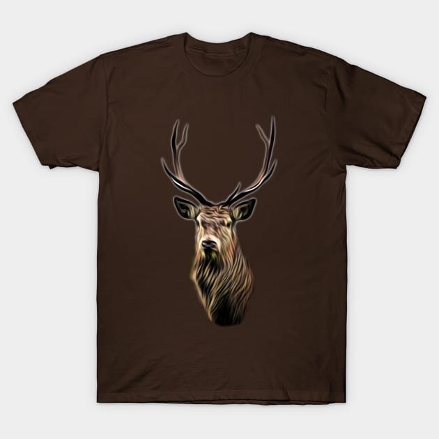 Highland Stag T-Shirt by Madeinthehighlands